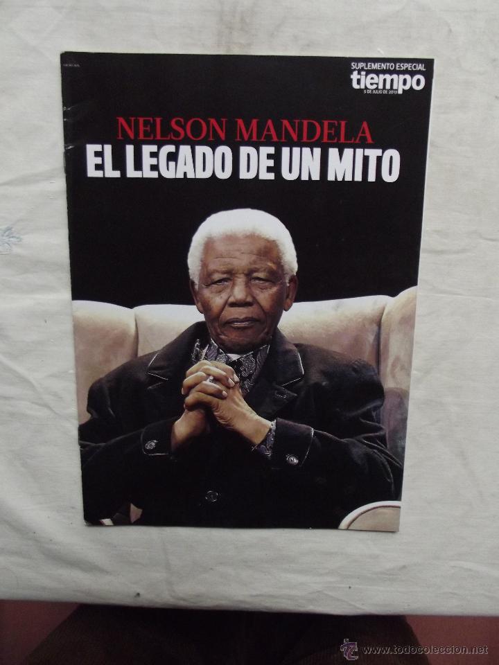 Coleccionismo de Revistas y Peri&oacute;dicos: REVISTA SUPLEMENTO TIEMPO - NELSON MANDELA  EL LEGADO DE UN MITO
