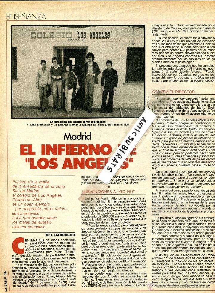 Coleccionismo de revistas y peri&oacute;dicos: REVISTA 1978 VILLAVERDE ALTO COLEGIO LOS ANGELES XI FESTIVAL TEATRE DE SITGES GABRIEL GARCIA MARQUEZ