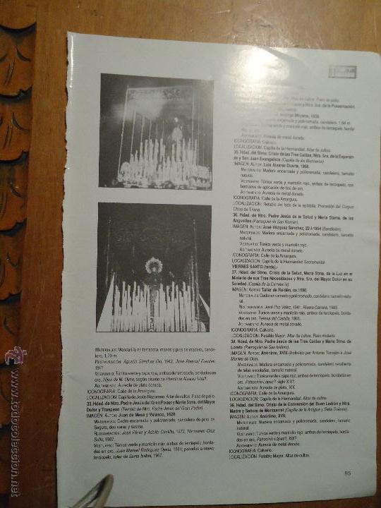 Coleccionismo de Revistas y Peri&oacute;dicos: informacion grafica sobre la semana santa de sevilla - virgen del mayor dolor y dulce nombre