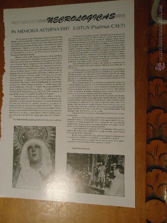 Coleccionismo de Revistas y Peri&oacute;dicos: informacion grafica sobre la semana santa de sevilla - virgen del mayor dolor de la carreteria