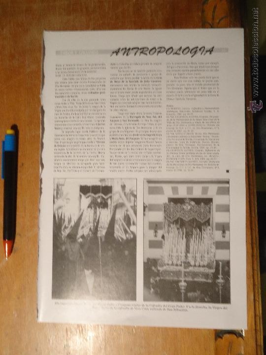Coleccionismo de Revistas y Peri&oacute;dicos: informacion grafica sobre la semana santa de sevilla dos hermanas virgen del mayor dolor