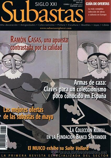 Coleccionismo de Revistas y Peri&oacute;dicos: REVISTA SUBASTAS SIGLO XXI N&ordm; 138 MAYO 2012