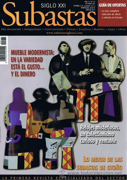 Coleccionismo de Revistas y Peri&oacute;dicos: REVISTA SUBASTAS SIGLO XXI N&ordm; 131 OCTUBRE 2011