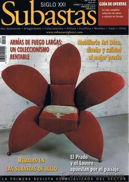 Coleccionismo de Revistas y Peri&oacute;dicos: REVISTA SUBASTAS SIGLO XXI N&ordm; 129 JULIO 2011