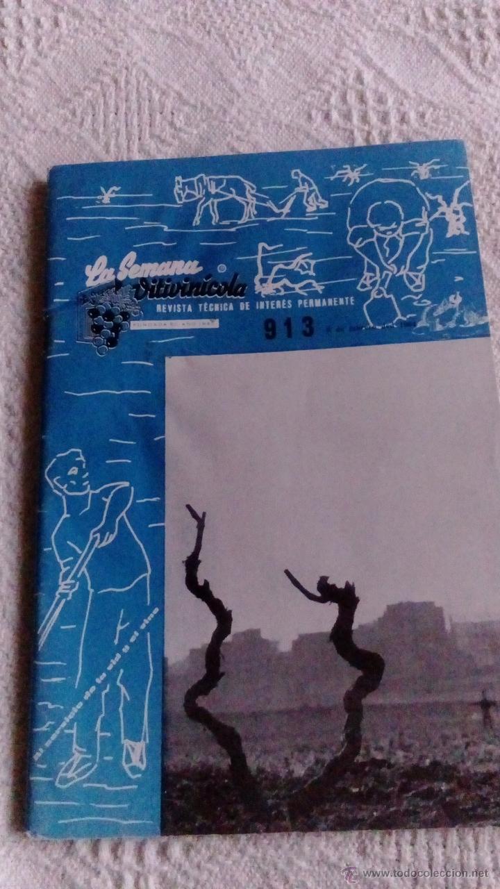 Coleccionismo de Revistas y Peri&oacute;dicos: REVISTA ANTIGUA LA SEMANA VITIVINICOLA REVISTA TECNICA DE INTERES FEBRERO DE 1964 N&ordm; 913 80 PAGINAS
