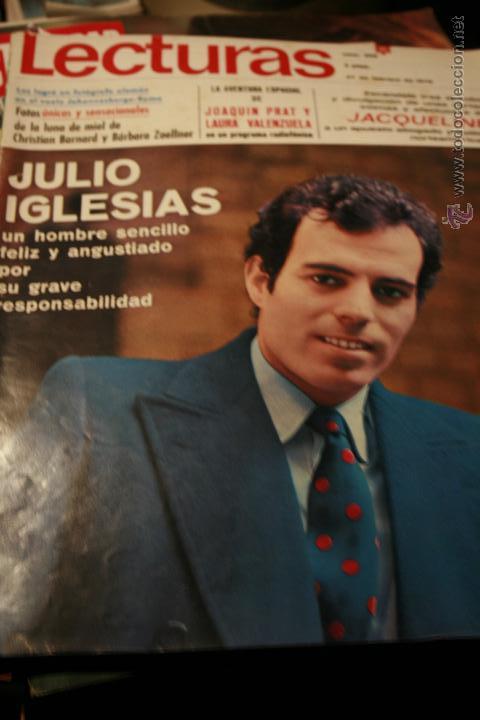 Colecionismo de Revistas e Jornais: JULIO IGLESIAS  BEATLES  MISION IMPOSIBLE SERIE LUCIA BOSE  JOAQUIN PRAT LAURA VALENZUELA