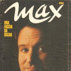 Coleccionismo de Revistas y Periódicos: REVISTA ITALIANA MAX 1990 - ROBIN WILLIAMS Y FRANCESCA NERI