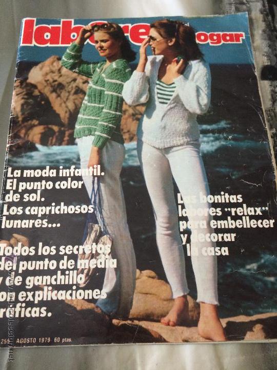 Coleccionismo de revistas y peri&oacute;dicos: Revista 'Labores del hogar', n&ordm; 255. Agosto 1979. Incluye patrones de costura.