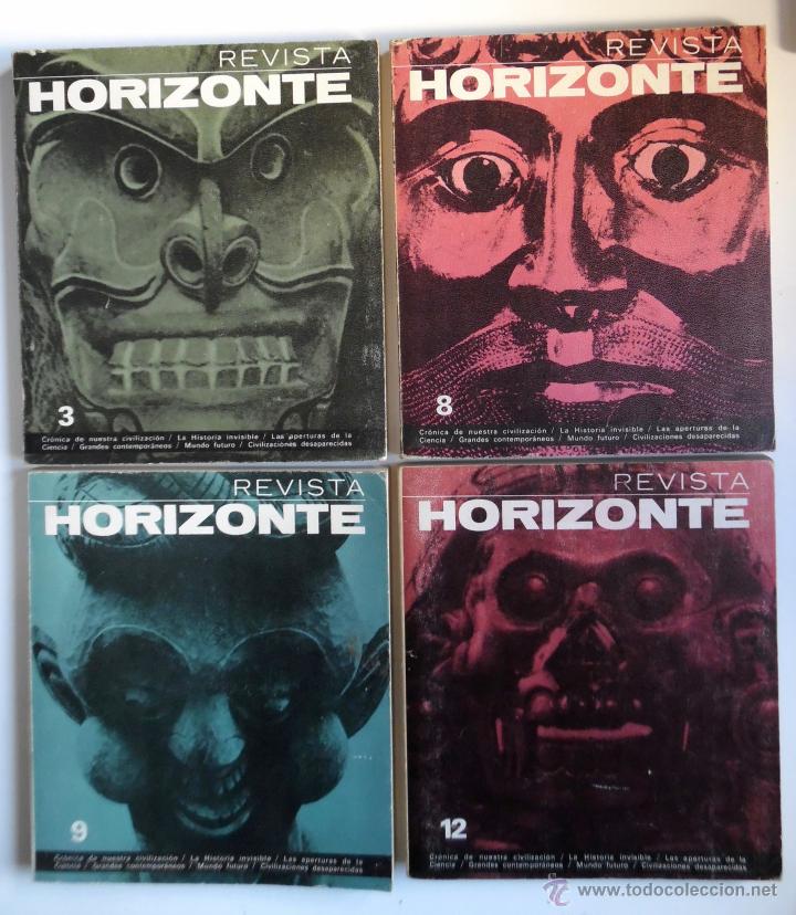 Coleccionismo de Revistas y Peri&oacute;dicos: Horizonte 6 revistas: n&ordm; 2, (enero 69), 3 (marzo 69), 6 (sept. 69), 8 (enero 70, (9 marzo 70) y 12