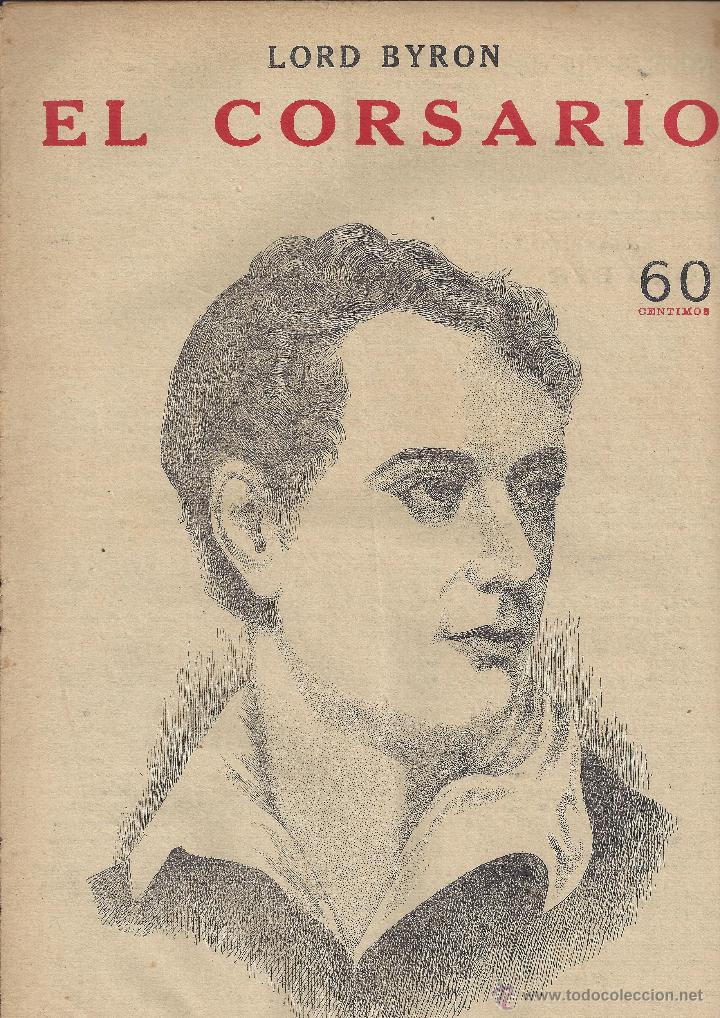 Collection Magazines and Newspapers: NOVELAS Y CUENTOS. EL CORSARIO. Lord Byron. A&ntilde;os 30