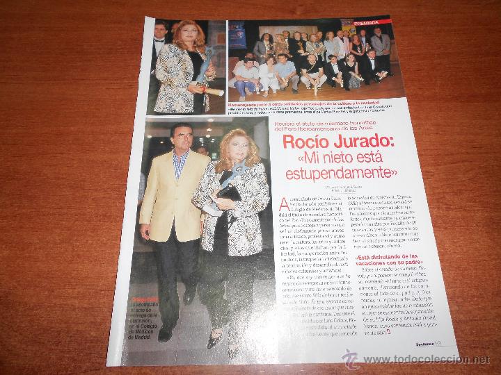 Coleccionismo de Revistas y Peri&oacute;dicos: RECORTE DE PRENSA 2002: ROC&Iacute;O JURADO