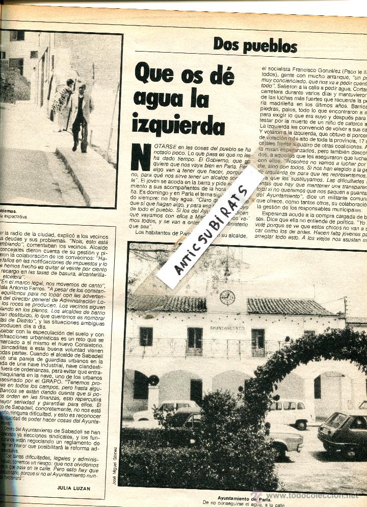 Coleccionismo de revistas y peri&oacute;dicos: REVISTA 1979 PUEBLO DE PARLA GLADIS DEL ESTAL TUDELA RULFO CABALLERO NONALD ESCRITORES EN CANARIAS