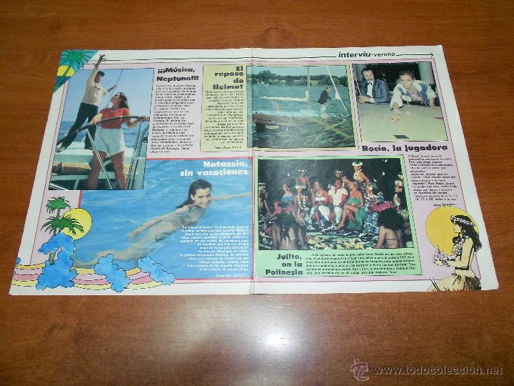 Coleccionismo de revistas y peri&oacute;dicos: RECORTE DE PRENSA 1982: ROC&Iacute;O JURADO, JULIO IGLESIAS, NATASSIA KINSKI
