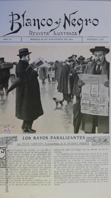 Coleccionismo de Revistas y Peri&oacute;dicos: Blanco y Negro. N&uacute;m. 1227. 22 Noviembre 1914. I Guerra Mundial. Teatro