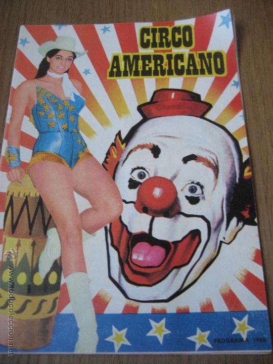 Coleccionismo de revistas y peri&oacute;dicos: Circo Americano. 1968. Programa-Revista