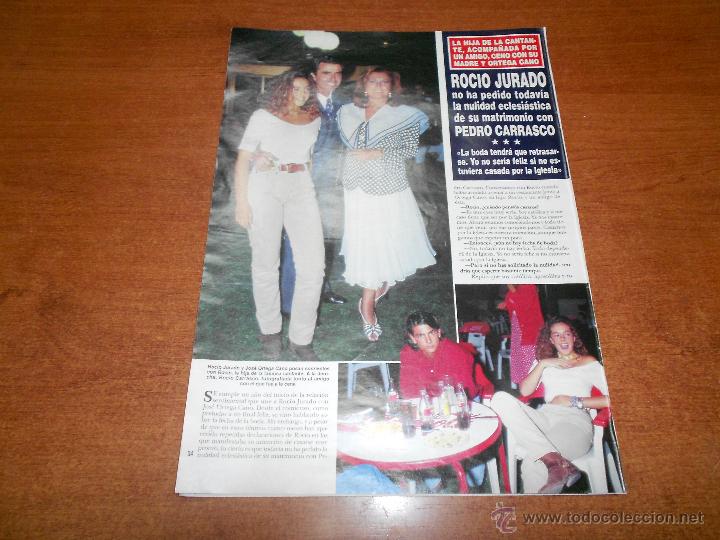 Coleccionismo de Revistas y Peri&oacute;dicos: RECORTE DE PRENSA 1993: ROC&Iacute;O JURADO