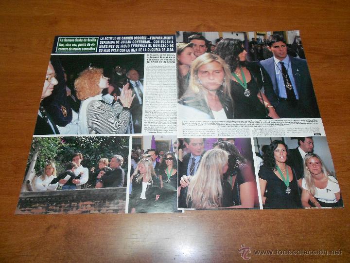 Coleccionismo de Revistas y Peri&oacute;dicos: RECORTE DE PRENSA 1994: SEMANA SANTA SEVILLA D. ALBA, CARMEN ORDO&Ntilde;EZ, I. PANTOJA, A. BANDERAS