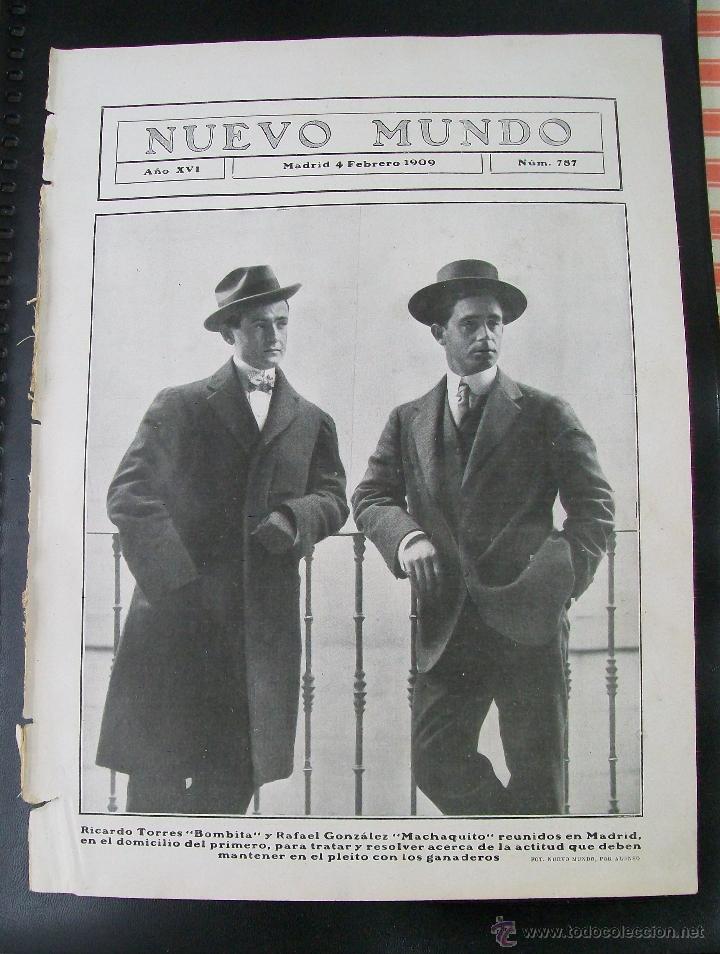 Coleccionismo de Revistas y Peri&oacute;dicos: BOMBITA Y MACHAQUITO HOJA REVISTA NUEVO MUNDO 1909