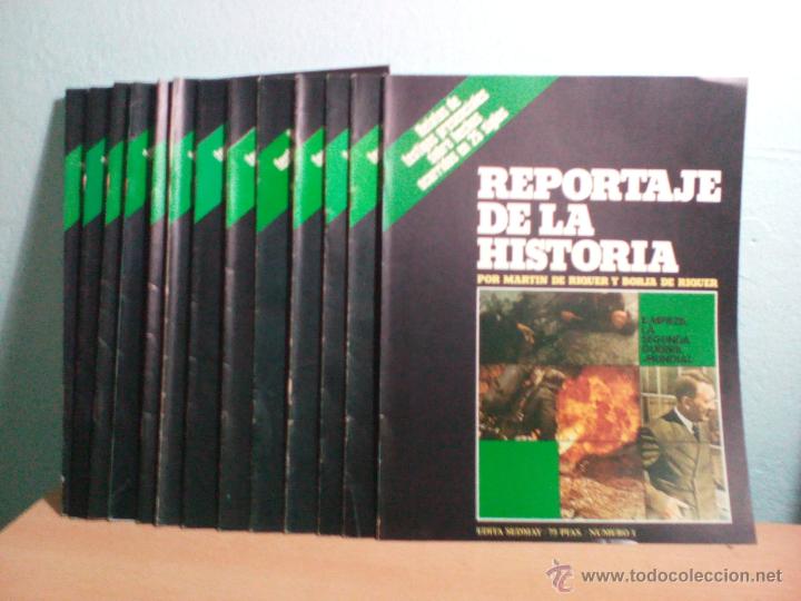 Collezionismo di Riviste e Giornali: REPORTAJE DE LA HISTORIA - EDITA SEDMAY, LOTE CON 14 FASCILULOS / BUEN ESTADO DF-316