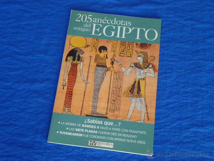 Coleccionismo de revistas y peri&oacute;dicos: 205 AN&Eacute;CDOTAS DEL ANTIGUO EGIPTO. Revistilla suplemento de la revista 'Historia y Vida'