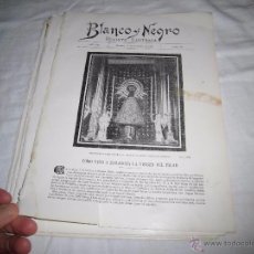 Coleccionismo de Revistas y Periódicos: COMO VINO A ZARAGOZA LA VIRGEN DEL PILAR HOJA DE REVISTA BLANCO Y NEGRO 1902
