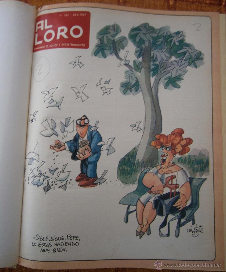 Collezionismo di Riviste e Giornali: REVISTA AL LORO DEL N&ordm; 164 AL 190 ( 26 N&Uacute;MEROS ) DEL 28 - 6 - AL 27 - 12 - 1987 PORTADAS DE MINGOTE