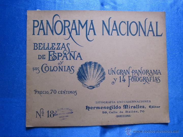 Coleccionismo de revistas y peri&oacute;dicos: PANORAMA NACIONAL. N&ordm; 18. VISTA PANOR&Aacute;MICA DE ALICANTE. HERMENEGILDO MIRALLES EDITOR. BCN, 1896.
