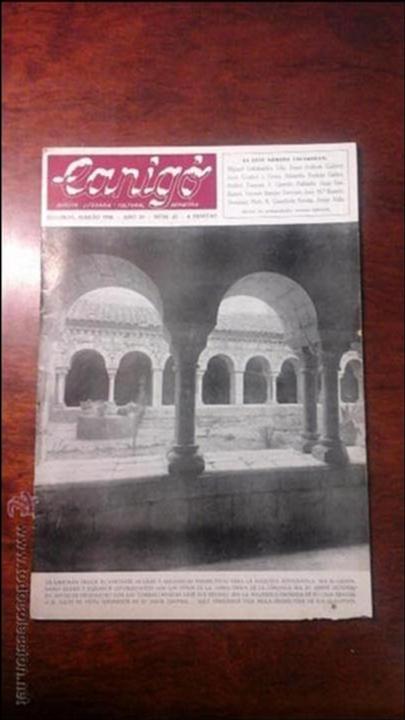 Collection Magazines and Newspapers: REVISTA LITERARIA CULTURAL DEPORTIVA CANIGO N&deg; 25 A&Ntilde;O 1956.MONASTERIO VILABERTRAN (GIRONA)