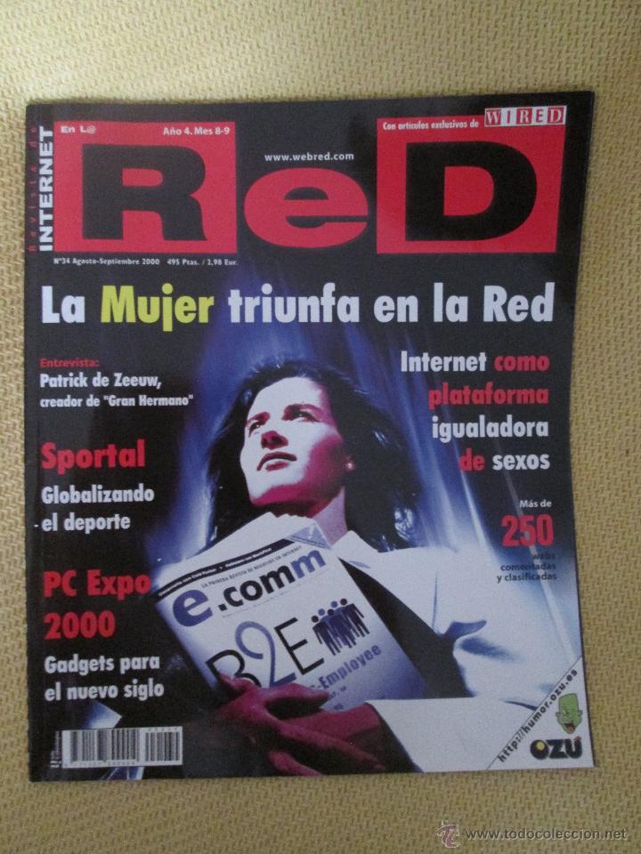 Coleccionismo de revistas y peri&oacute;dicos: EN LA RED N&ordm; 34 agosto-septiembre 2000