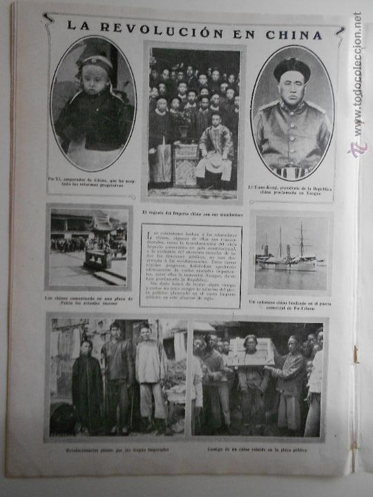 Coleccionismo de revistas y peri&oacute;dicos: hln-hoja 1911- revoluci&oacute;n china, emperador, presidente, regente
