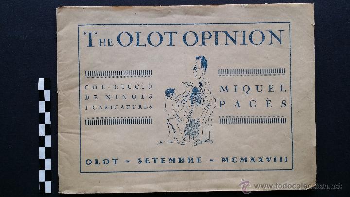 Coleccionismo de revistas y peri&oacute;dicos: The Olot opinion, col.lecci&oacute; de ninots i caricatures de Miquel Pag&egrave;s, Olot 1928.