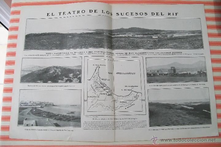Collezionismo di Riviste e Giornali: EL TEATRO DE LOS SUCESOS DEL RIF Y EMBAJADA MARROQU&Iacute; EN MADRID NUEVO MUNDO 1909