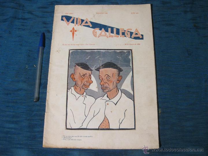 Sammeln von Zeitschriften und Zeitungen: REVISTA VIDA GALLEGA DEL A&Ntilde;O XXII. GALICIA 1930. NUMERO 458