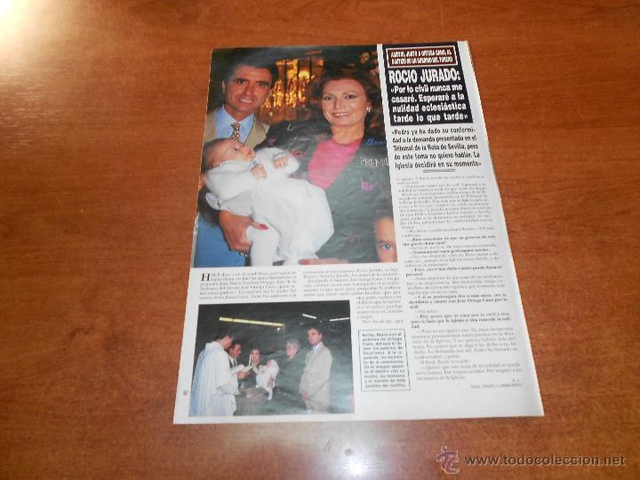 Coleccionismo de Revistas y Peri&oacute;dicos: RECORTE DE PRENSA 1993: ROC&Iacute;O JURADO