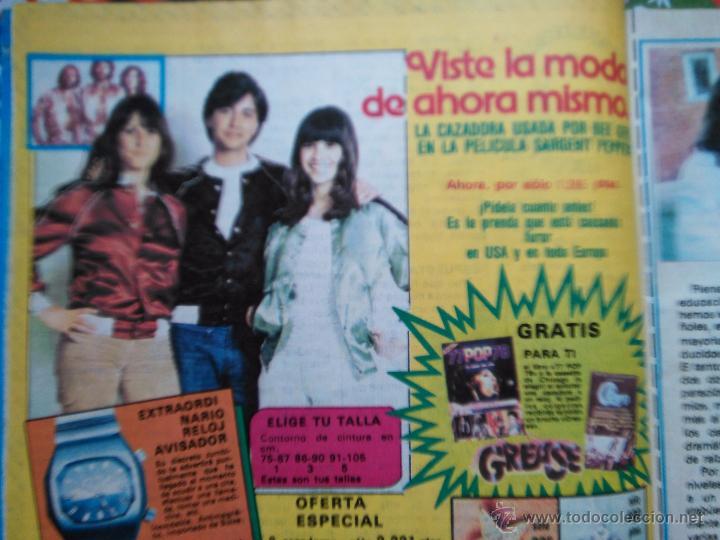 Coleccionismo de revistas y peri&oacute;dicos: recorte anuncio travolta grease bee gees beegees