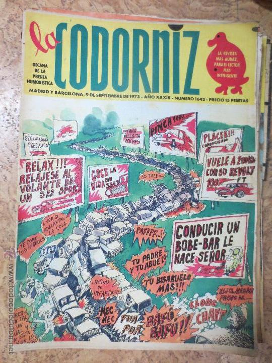 Coleccionismo de Revistas y Peri&oacute;dicos: la codorniz  n&ordm; 1642
