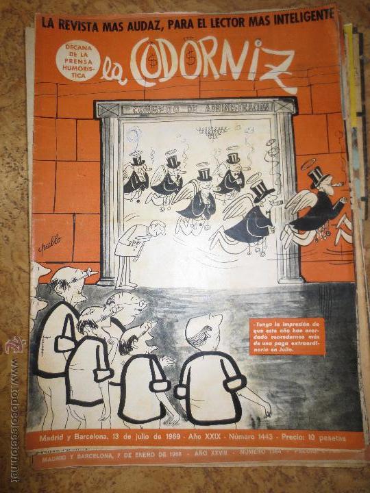 Coleccionismo de Revistas y Peri&oacute;dicos: la codorniz 1443 madrid barcelona