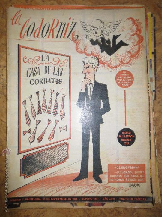 Coleccionismo de Revistas y Peri&oacute;dicos: la codorniz 1297 madrid barcelona