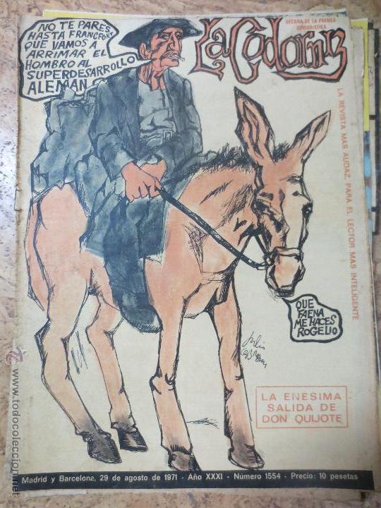 Coleccionismo de Revistas y Peri&oacute;dicos: 1554  la codorniz  madrid  barcelona