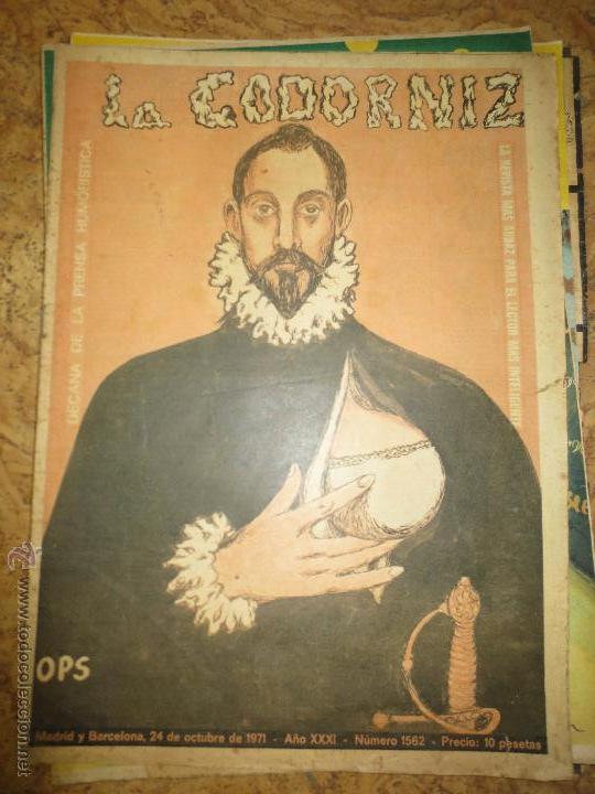 Coleccionismo de Revistas y Peri&oacute;dicos: 1562 la codorniz madrid barcelona