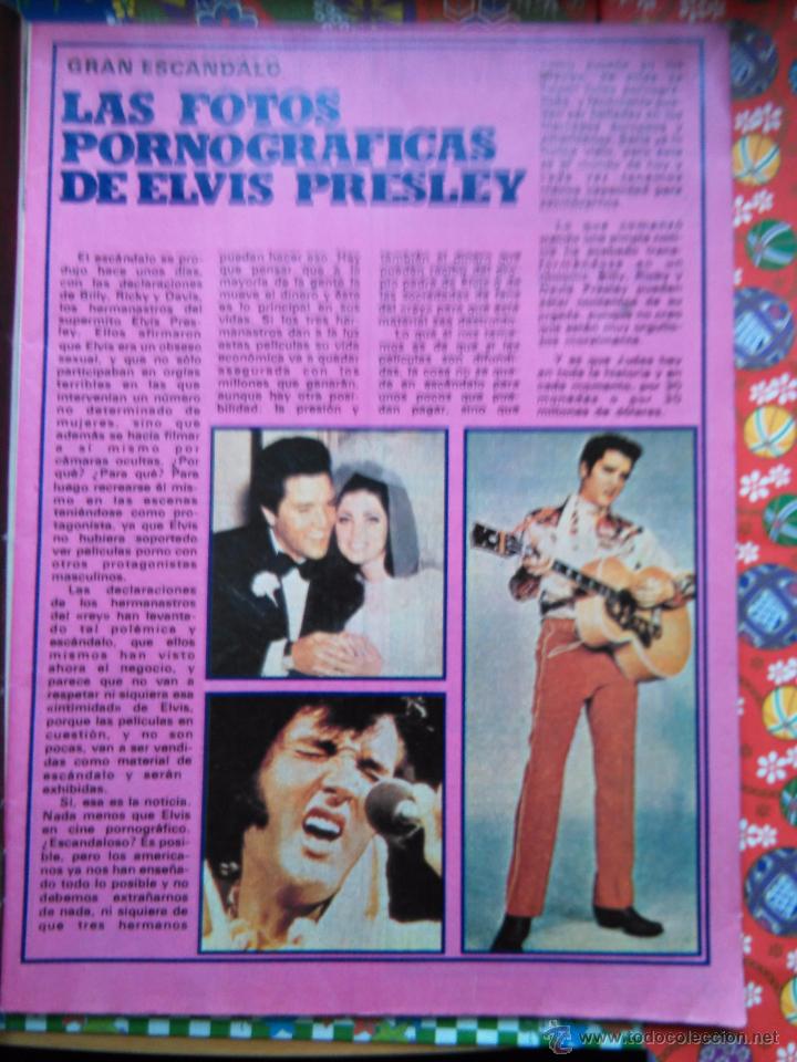 Coleccionismo de revistas y peri&oacute;dicos: recorte elvis presley