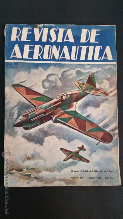 Coleccionismo de revistas y peri&oacute;dicos: 1943 - VV.AA. - REVISTA DE AERON&Aacute;UTICA. &Oacute;RGANO OFICIAL DEL EJ&Eacute;RCITO DEL AIRE N&ordm; 27 -
