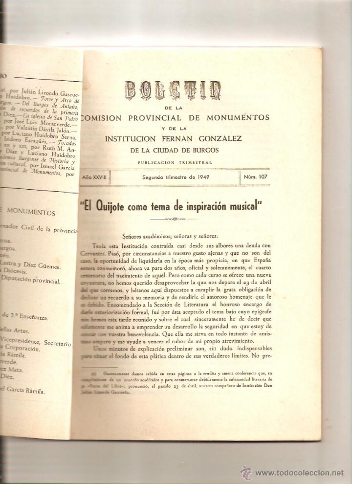 Coleccionismo de Revistas y Peri&oacute;dicos: A&Ntilde;O 1949 EL QUIJOTE TEMA INSPIRACION MUSICAL VILLAVIEJA DE MU&Ntilde;O EN LA HISTORIA Y ARTE CASTILLO