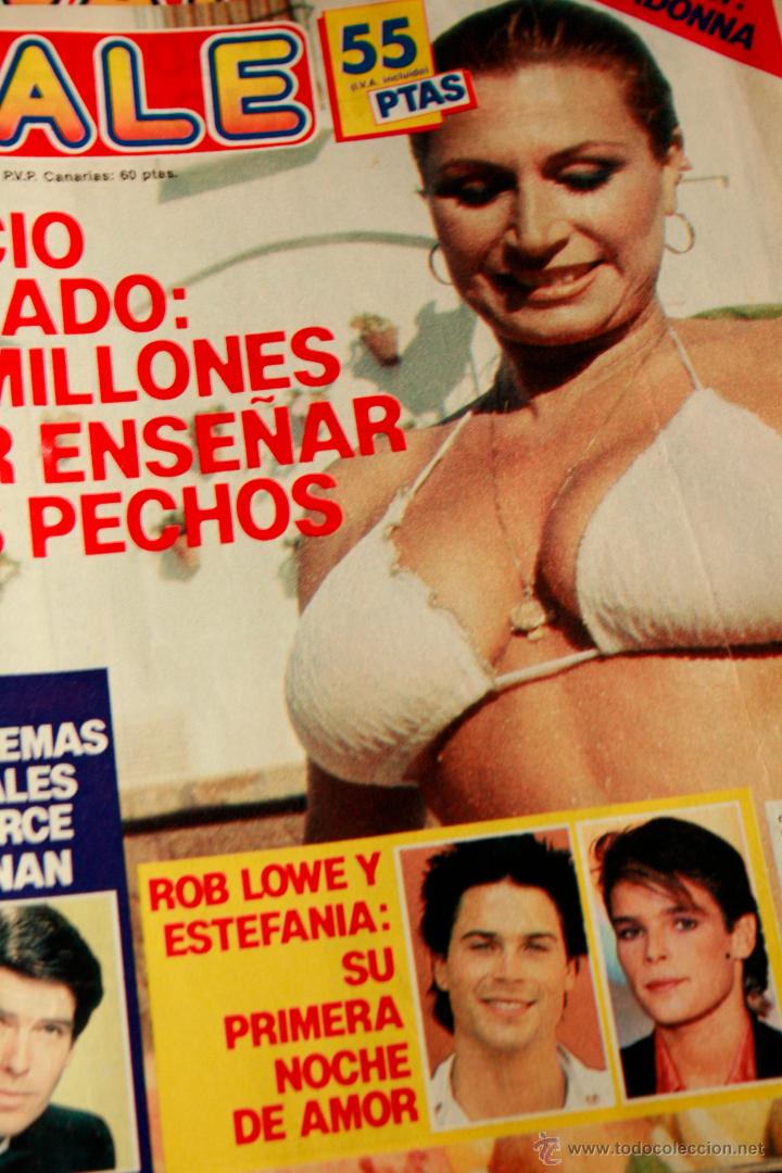 Coleccionismo de Revistas y Peri&oacute;dicos: NUEVO VALE ROCIO JURADO LORENZO LAMAS IVAN MADONNA 1986