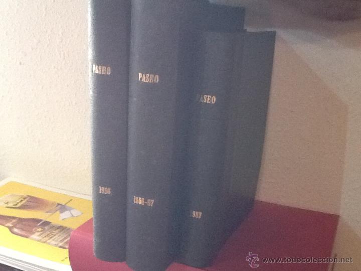 Collectionnisme de Revues et Journaux: Revista paseo , del n&uacute;mero 2 al 85 encuadernadas