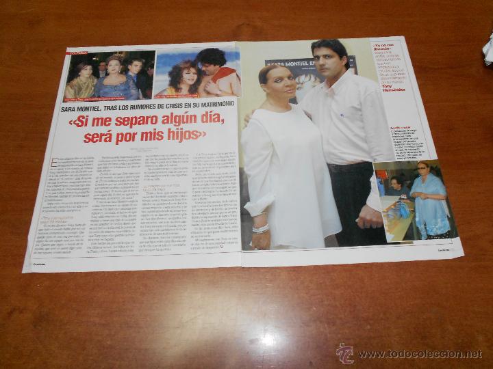 Coleccionismo de revistas y peri&oacute;dicos: RECORTE DE PRENSA 2003: SARA MONTIEL