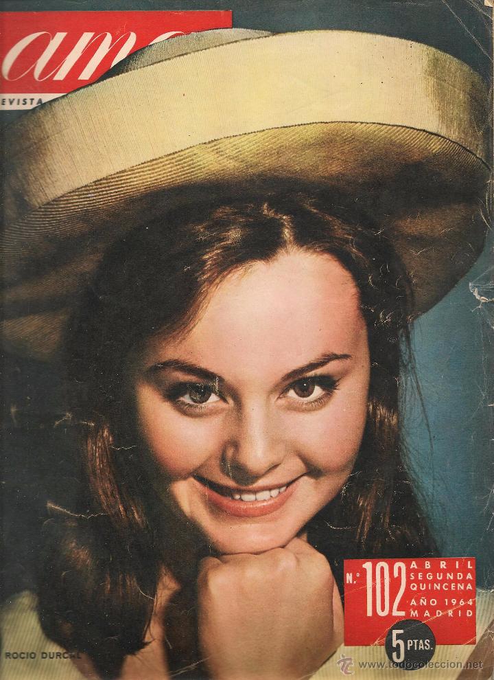 Coleccionismo de Revistas y Peri&oacute;dicos: AMA. LA REVISTA DE LAS AMAS DE CASA. N&ordm; 102. ROCIO DURCAL.  ABRIL 1964. (B/A14)