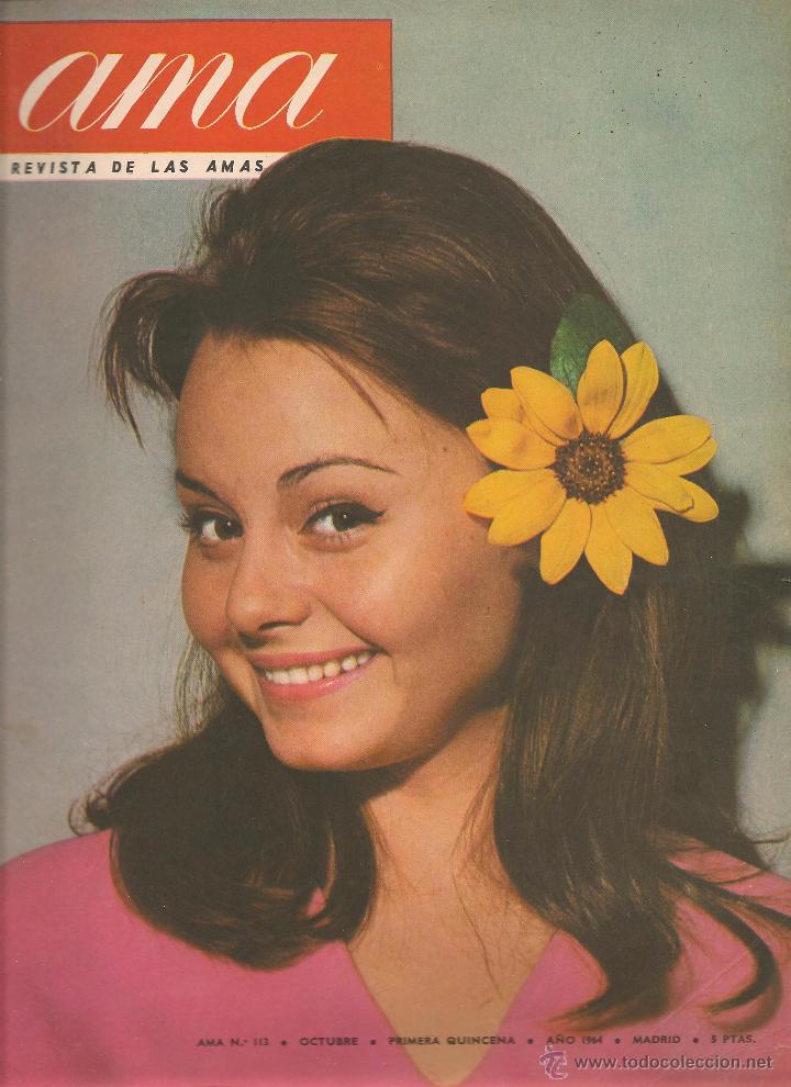 Coleccionismo de Revistas y Peri&oacute;dicos: AMA. LA REVISTA DE LAS AMAS DE CASA. N&ordm; 113. ROCIO DURCAL. OCTUBRE 1964. (B/A14)