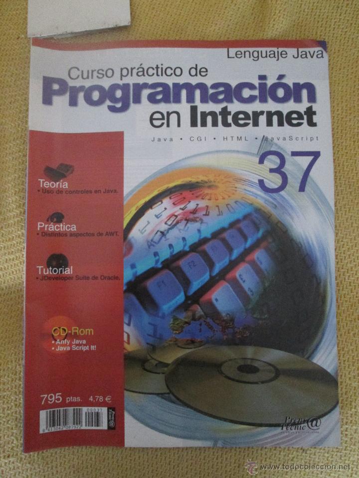 Coleccionismo de revistas y peri&oacute;dicos: CURSO PRACTICO DE PROGRAMACION EN INTERNET - n&ordm;37 LENGUAJE JAVA - Foto 1