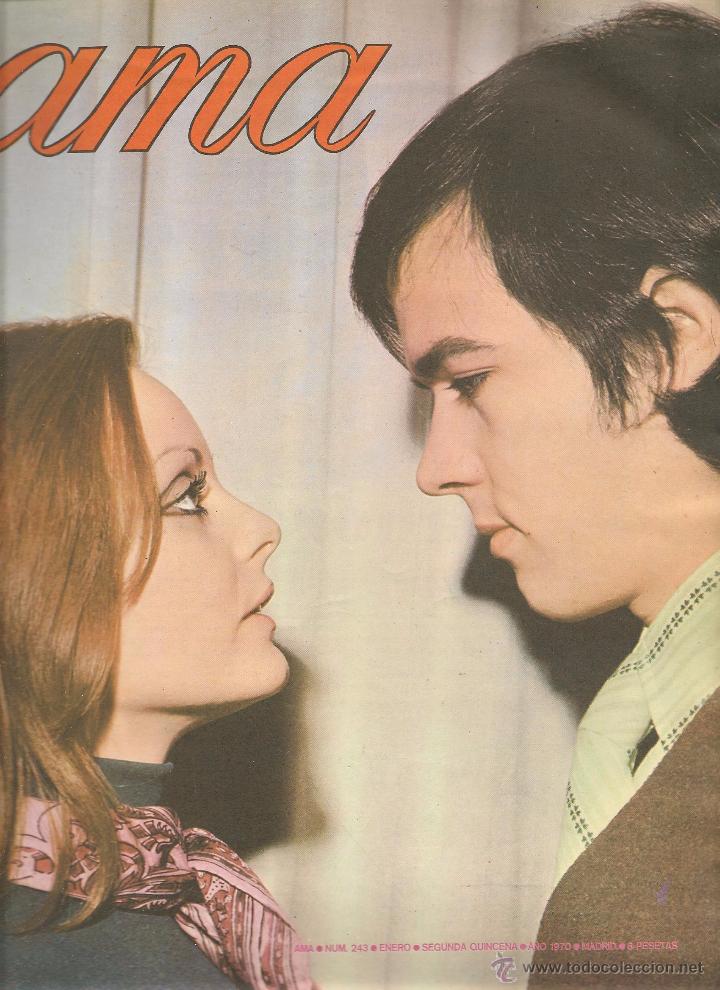 Coleccionismo de Revistas y Peri&oacute;dicos: AMA. LA REVISTA DE LAS AMAS DE CASA. N&ordm; 243. ROCIO DURCAL Y JUNIOR. ENERO 1970. (B/A14)